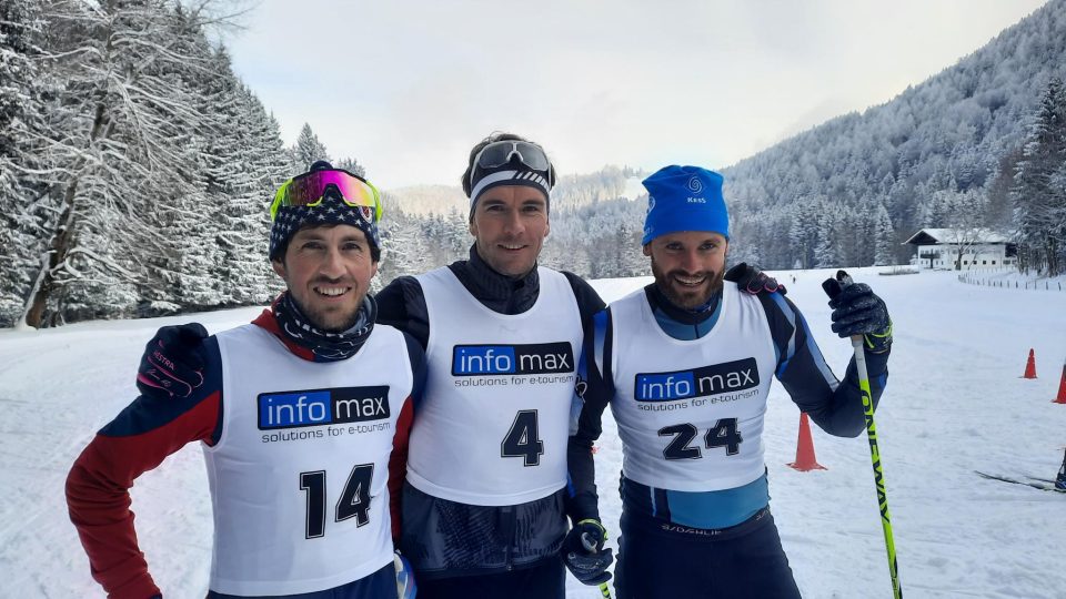 Die Siegerstaffel mit Poldo, Max und Lorenz (v.l.n.r.)